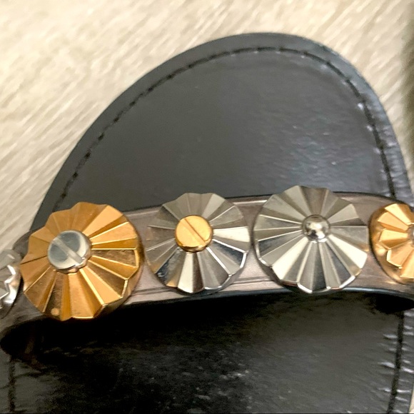 Coach Eleanor Mirror Metallic sandal women’s size 6 EUC - Picture 8 of 14